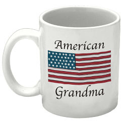 American Flag Personalized Military Ceramic Coffee Mug