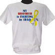 31837X - I Know Someone Fighting in Iraq Personalized Military T-shirt 