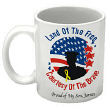 Land of the Free Personalized Military Ceramic Coffee Mug 218470