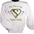 51839X - My Super Hero Soldier Personalized Military Sweatshirt