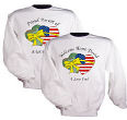 Two Hearts Personalized Military Sweatshirt