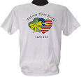 Two Hearts Personalized Military T-shirt