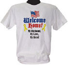 Welcome Home Flag Personalized Military T-shirt