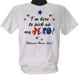31851X - Welcome home My Hero Personalized Military T-shirt 