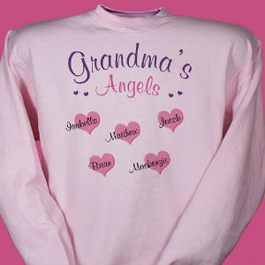 Angels of My Heart Personalized Sweatshirt
