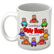 24040 - Bear Hugs Personalized Ceramic Coffee Mug