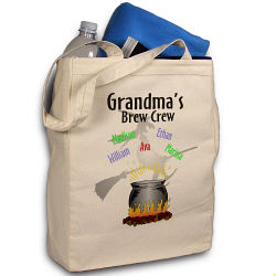 Brew Crew Personalized Halloween Tote Bag