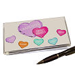 410173 - Candy Hearts Personalized Checkbook Cover