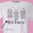 3385X - Gray Hares Personalized T-Shirt