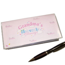 Heavenly Blessings Personalized Checkbook Cover