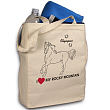 88602 - I Love My Horse Personalized Canvas Tote Bag