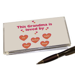 Is Loved By Personalized Checkbook Cover