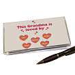 4118783 - Is Loved By Personalized Checkbook Cover