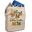 84052 - Little Smiles Personalized Canvas Tote Bag