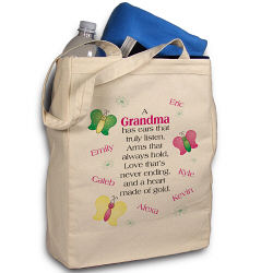 Made of Gold Personalized Canvas Tote Bag
