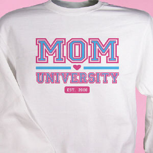 Mom University Personalized Sweatshirt