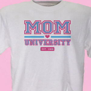 Mom University Personalized T-Shirt