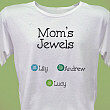 My Jewels Birthstone Personalized Scoop Neck T-Shirt 912711X