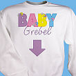 5406X - Baby Maternity Personalized Sweatshirt