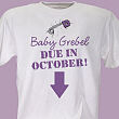 Due in... Maternity Personalized T-Shirt