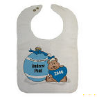 Baby's First Blue Ornament Baby Bib