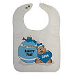 Baby's First Blue Ornament Baby Bib