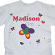Beautiful Butterfly Personalized Youth T-Shirt