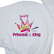 Princess of the King Personalized Youth Sweatshirt