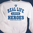 Real Life - Heroes Police Officer Sweatshirt 52766X