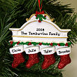 825213X - Personalized White Mantle Ornament