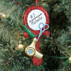 Personalized hairdresser Christmas Ornament