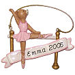 89393 - Ballerina Personalized Christmas Ornament