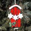 Non Personalized Red Sled Family Ornament 825293NPX