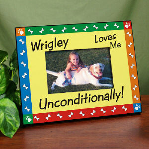 Unconditional Love Dog Printed Frame