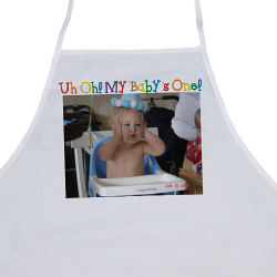 Colorful Personalized Photo Apron