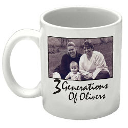 Generations Personalized Photo Coffee Mug