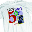 31495X - Look Who's ? Birthday Personalized Photo T-shirt