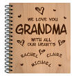 76324 - All Our Hearts Personalized Photo Album