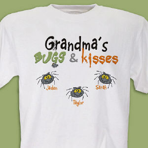 Bugs and Kisses Personalized Halloween T-shirt