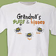 Bugs and Kisses Personalized Halloween T-shirt 31040X