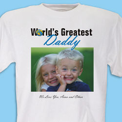 World's Greatest Personalized Photo T-shirt