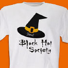 Black Hat Society Halloween T-shirt