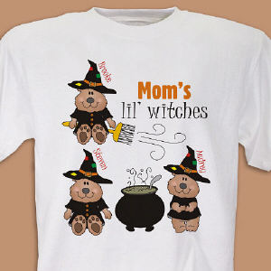 Lil Witches Personalized Halloween T-Shirt