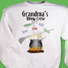 Brew Crew Personalized Halloween Sweatshirt