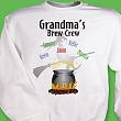 Personalized Brew Crew Halloween Sweatshirt