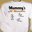 Lil' Monsters Personalized Halloween Sweatshirt 51039X