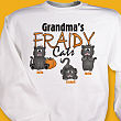 Personalized Fraidy Cats Halloween Sweatshirt 5352X