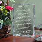 To My Sister... Personalized Keepsake Block