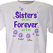 31962X - Sisters Forever Personalized T-shirt