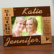 923441 - Sisters Personalized Wooden Picture Frame